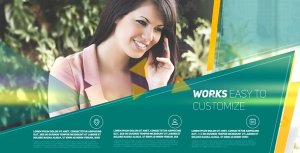 Videohive Corporate Presentation 19414978 Video Displays template preview