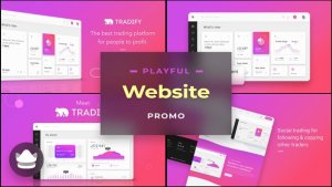 Videohive Playful Website Promo Product Promo template preview