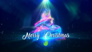 Christmas Particles Video Displays template preview