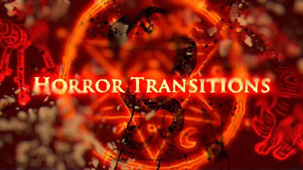 Videohive Horror Transitions 56341962 Elements template preview