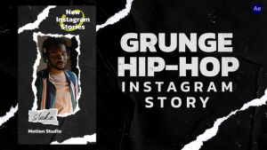 Fast Grunge Hip-Hop Story & Reels Openers template preview