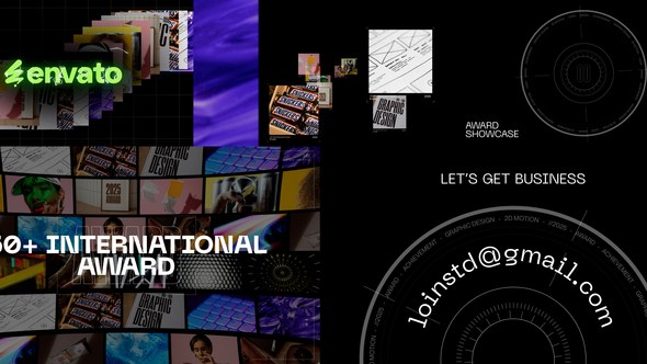 Videohive Award Showcase After Effects Video Displays template preview