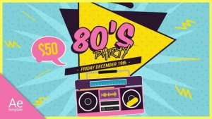 Videohive New 80s Openers template preview
