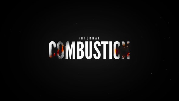 Videohive Combustion Text Titles template preview