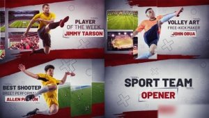 Videohive Sport Team Opener 49265619 Openers template preview