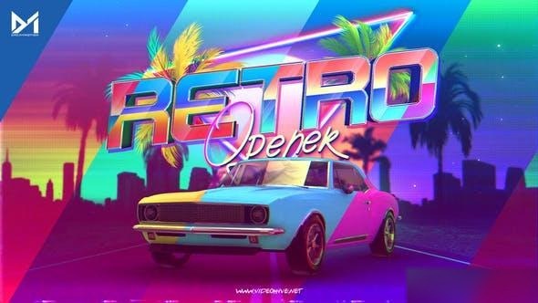 Videohive Retro Opener 38575635 Openers template preview