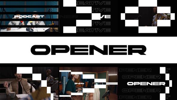 Videohive Podcast Opener | Creative Intro Openers template preview