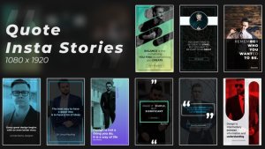 Videohive Quotes Insta Stories Product Promo template preview