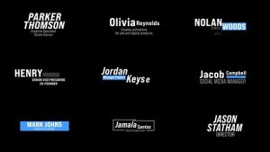 Lower Thirds | AE Elements template preview