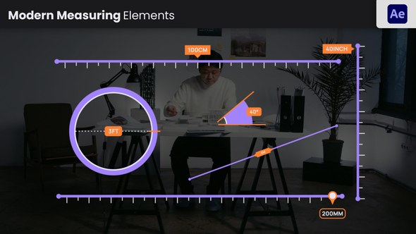 Videohive Measuring Titles 57271672 Infographics template preview