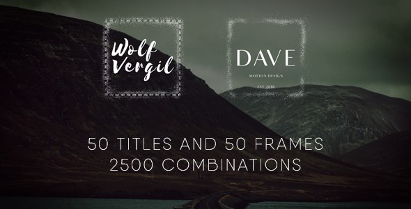 Title Pack Video Displays template preview