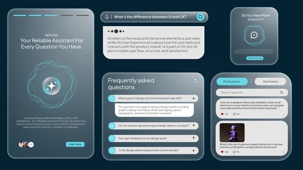 Videohive Interactive AI Kit Elements template preview