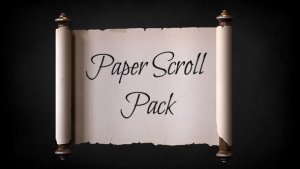 Paper Scroll Pack Template Video Displays template preview