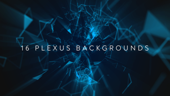 Videohive 16 Plexus Backgrounds Elements template preview