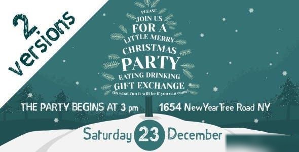 Videohive Christmas Party Invitation 20970506 Openers template preview