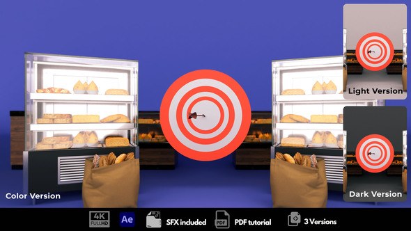 Videohive Bakery Professional Logo Stings template preview