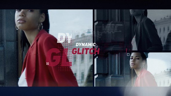 Videohive Dynamic Glitch Openers template preview