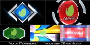 Videohive Broadcast Logo Transition Pack V3 Logo Stings template preview