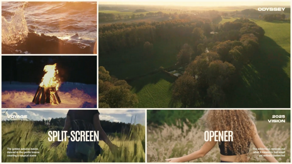 Videohive SplitScreen Opener Openers template preview