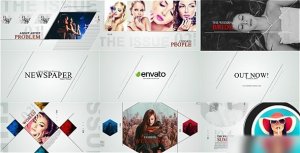 Videohive Newspaper Issue Teaser - After Effects Templates Video Displays template preview
