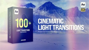 Videohive Cinematic Light Transitions 60879259 Elements template preview