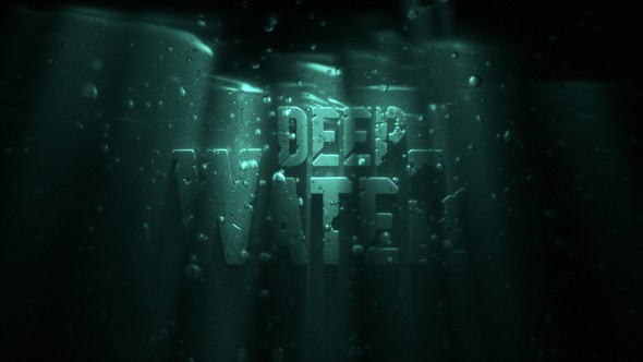 Videohive Under Water Logo 50926740 Logo Stings template preview