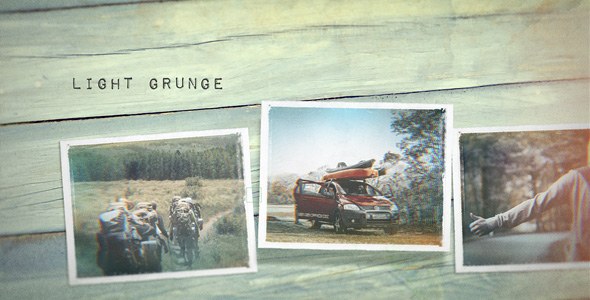 Videohive Light Grunge Video Displays template preview