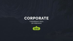 Corporate Titles Video Displays template preview