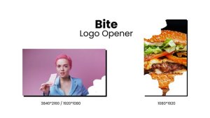 Videohive Bite Logo Opener Logo Stings template preview
