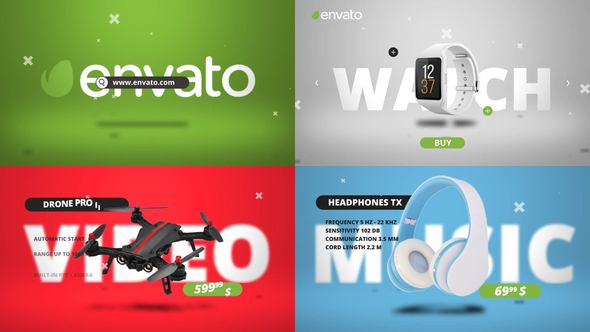 Videohive Stylish Technic Store Product Promo template preview