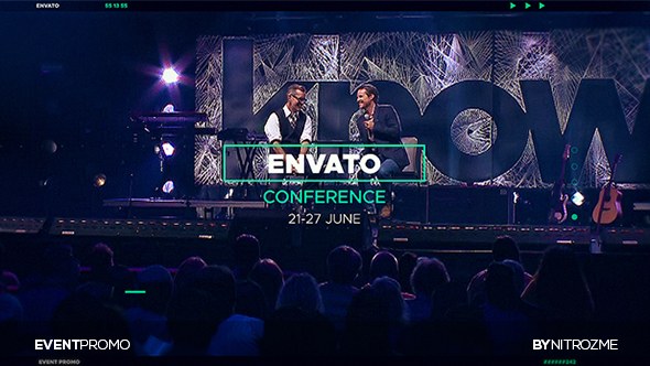 Event Promo Video Displays template preview