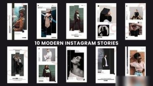 Videohive Modern Instagram Stories 36781840 Openers template preview