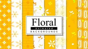 Videohive Floral Backgrounds Elements template preview