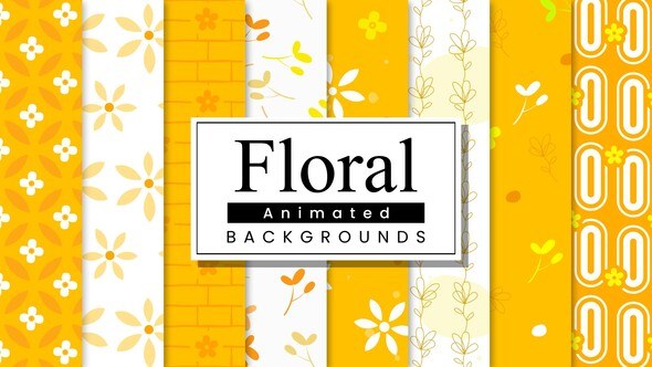 Videohive Floral Backgrounds Elements template preview