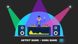 Videohive DG Music Visualizer Openers template preview