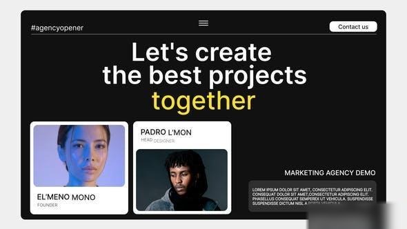 Videohive Marketing Agency Promo 50767777 Openers template preview