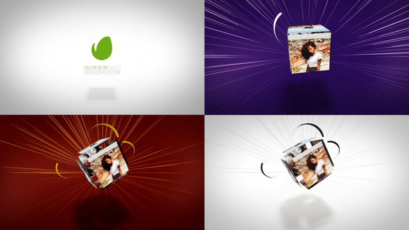 Videohive Clean Dynamic Cube Logo Reveal Logo Stings template preview