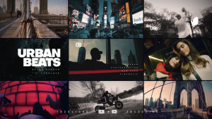 Videohive Urban Beats Video Displays template preview