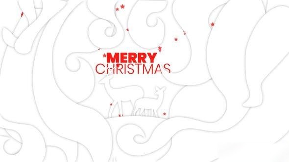 Videohive Christmas Santa Logo Reveal Openers template preview