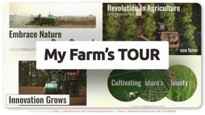 Videohive Tour of My Farm Video Displays template preview
