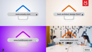 Videohive Real Estate Search Logo Reveal Logo Stings template preview