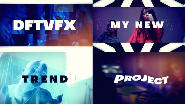 Power Intro Opener Premiere Pro template preview
