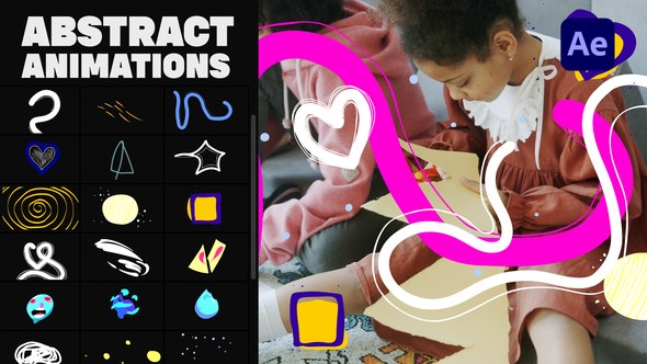 Videohive Abstract Animations Pack 03 | After Effects Elements template preview
