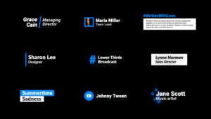 Videohive Title Thirds Titles template preview