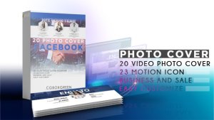 Videohive Facebook Cover - Corporate Pack Video Displays template preview