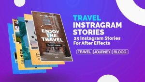 Videohive Travel Instagram Stories Openers template preview