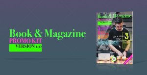 Book and Magazine Promo Kit Video Displays template preview