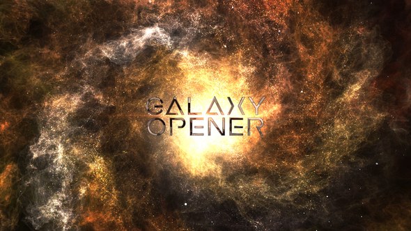 Videohive Galaxy Opener Titles Titles template preview