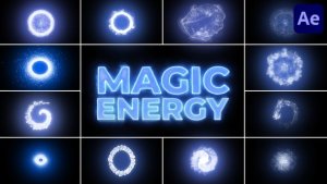 Videohive Magic Energy for After Effects Elements template preview