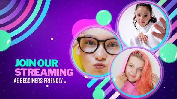 Videohive Teens And Kids Streaming Channel Pack Openers template preview